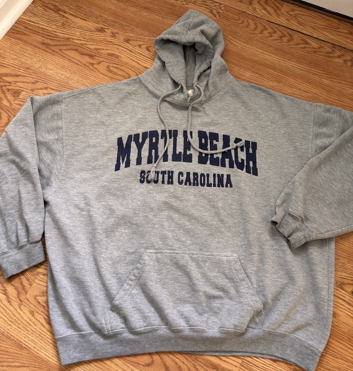 Hoodie with Front Pocket Size XL Light Gray Good Condition Pre-Owned