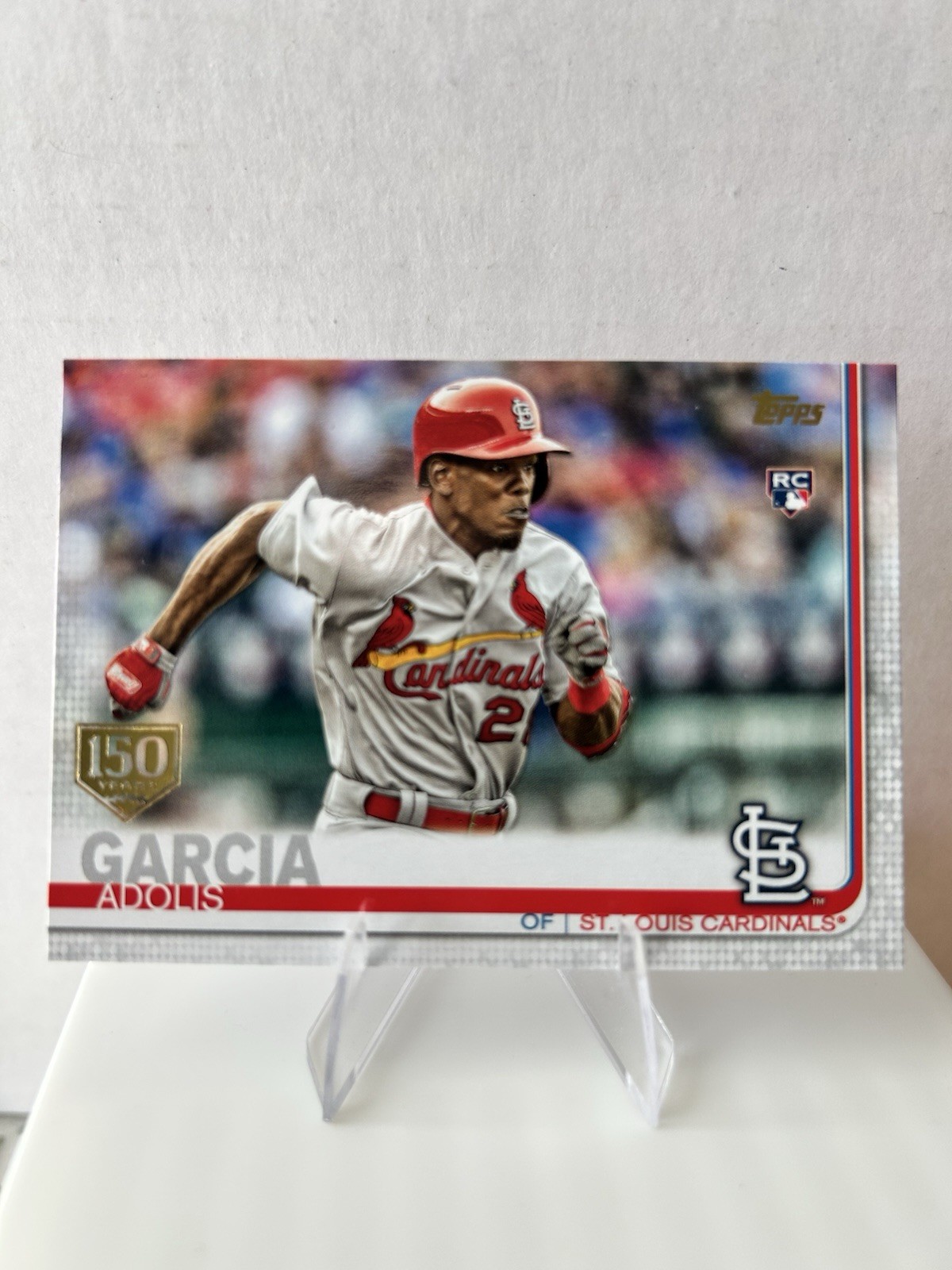 Topps 2019 Adolis Garcia Rookie 150th Anniversary Cardinals #227 Baseball