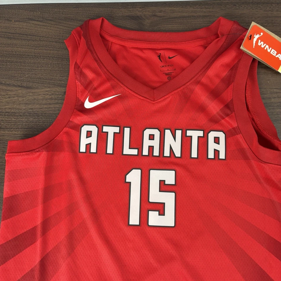 Nike Tiffany Hayes Atlanta Dream #15 Red Explorer WNBA Victory Jersey Sz 48 L - Image 2 of 4