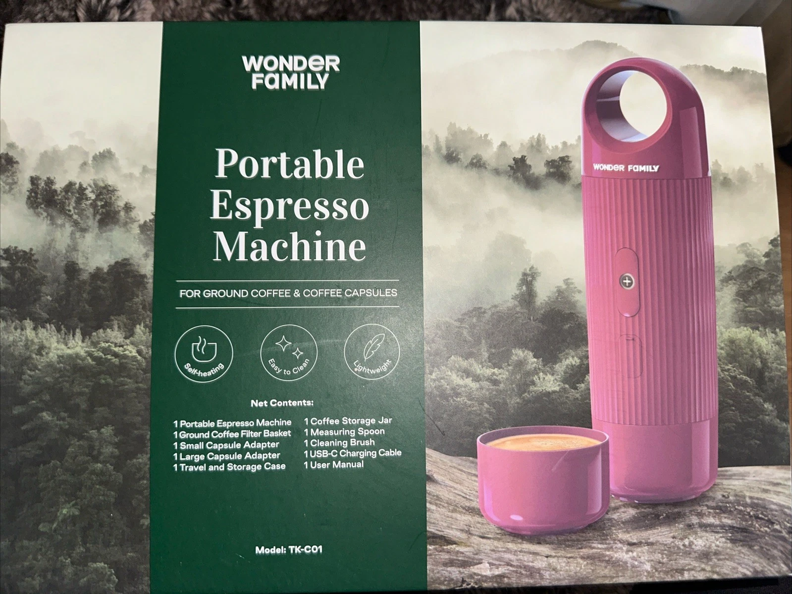 Portable Espresso Machine Automatic Mini Espresso Maker & Travel Wonder Family