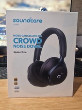 Image of Soundcore Space One Wireless Over-Ear Headphones Black
