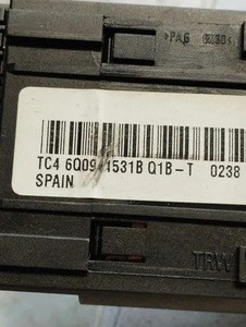 VW POLO 9N Scheinwerferschalter 6Q0941531B 1.40 Petrol 55kw 2008 18231365