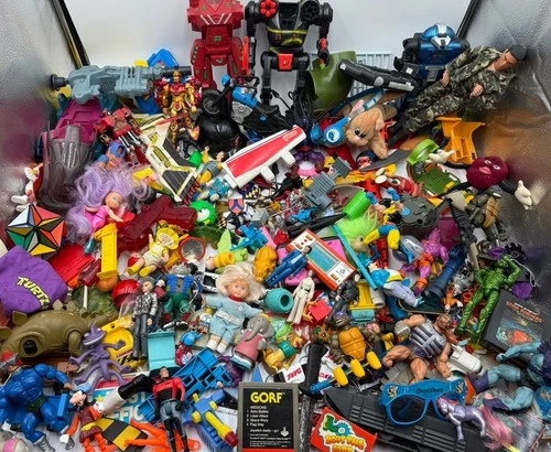 Vintage 1980/90s Toys mixed lot Parts Accessory Weapon HUGE 100s  MOTU TONSMORE!