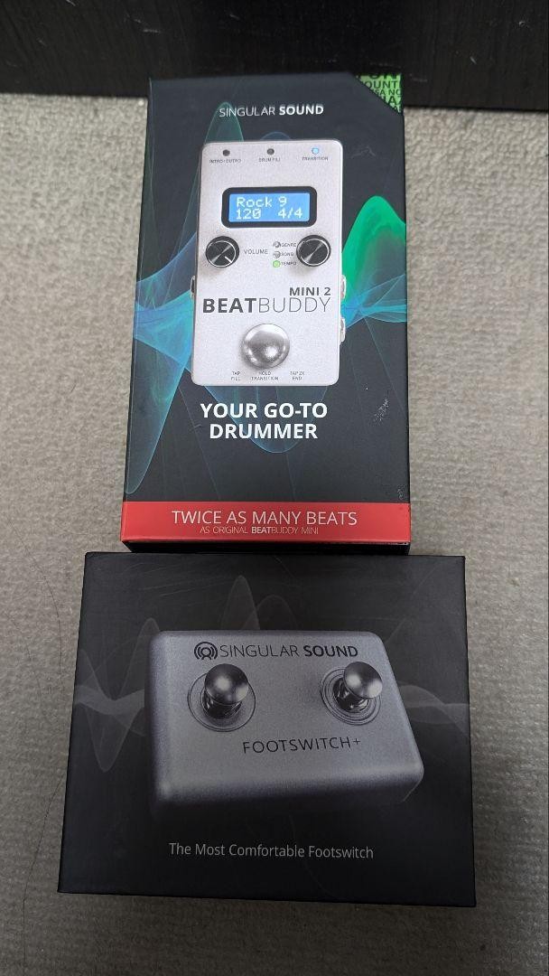 ギター Singular Sound BEATBUDDY MINI/FOOTSWITCH BeatBuddy MINI 2: the Compact, Versatile Drum Machine Pedal