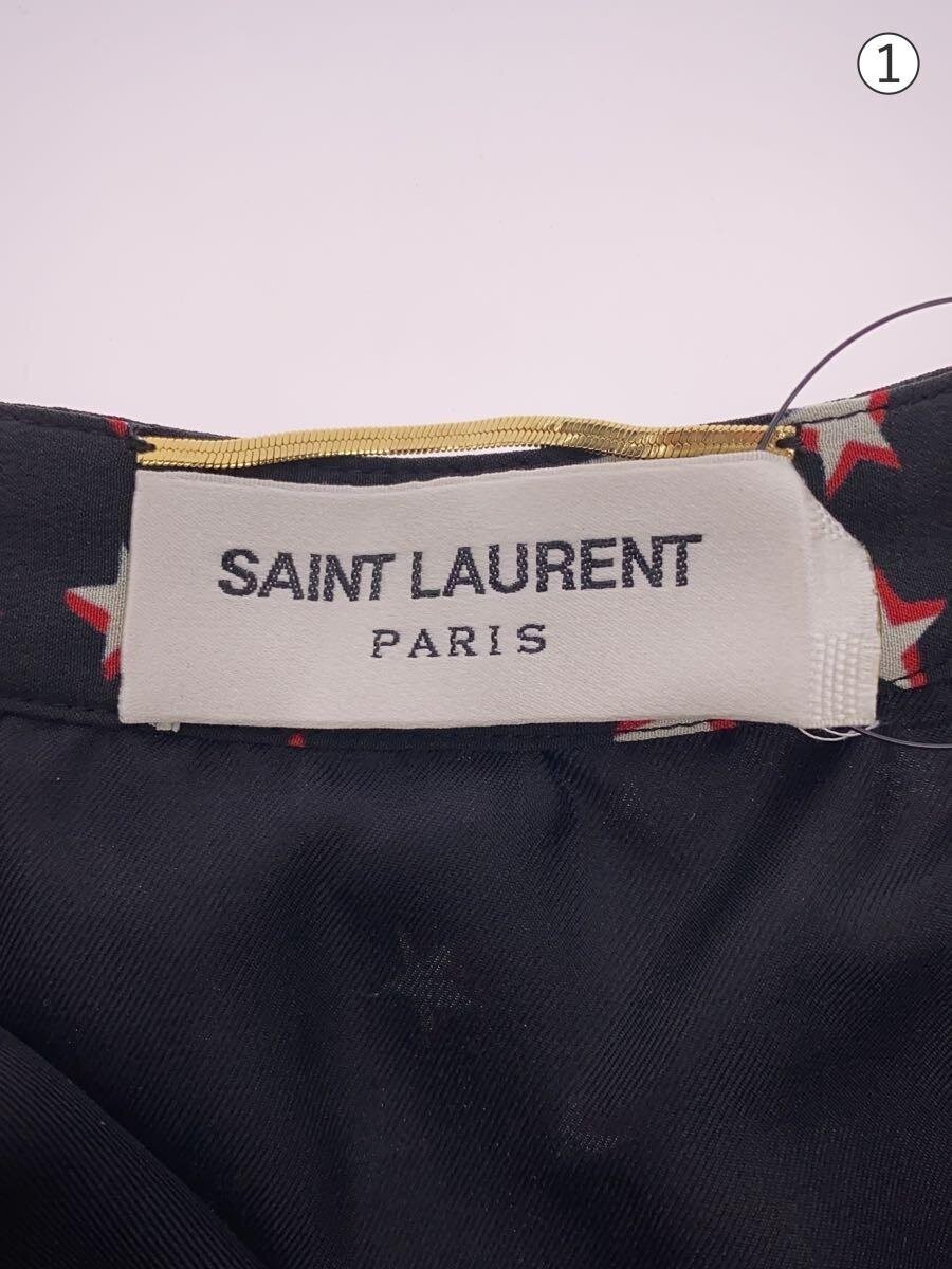 SAINT LAURENT Silk Skirt, Size 36, Black, JA08, 549905, Y359U, 1376 thumbnail 4