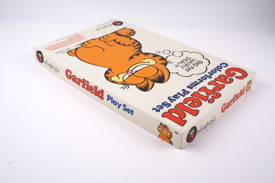 Vintage 1978 Colorforms Garfield Big Fat Hairy Deal Playboard Set Ages ...