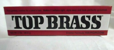 NEW 1 TUBE REVLON HAIRGROOM TOP BRASS HAIR CREAM ONE TUBE 3ozs 84.5ozs