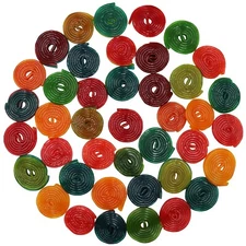 FirstChoiceCandy Assorted Licorice Spiral  Wheel Gummy Candy