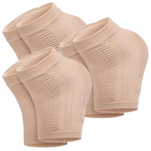  3 Pairs Supple Heel Socks Anti-crack Mesh Gel and Foot Protectors Silcone Mat - Afbeelding 1 van 12