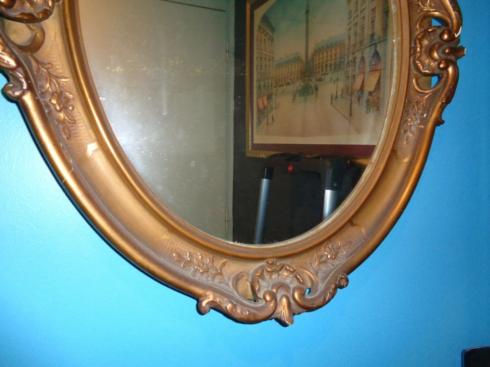 Magnifique Grand Miroir - XIXè S . - Photo 3/4