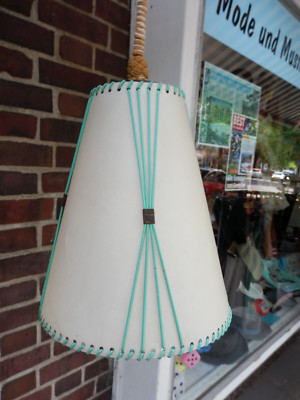 50er 60er  Hängelampe Leuchte Tiki  lamp  50s 60s Vintage