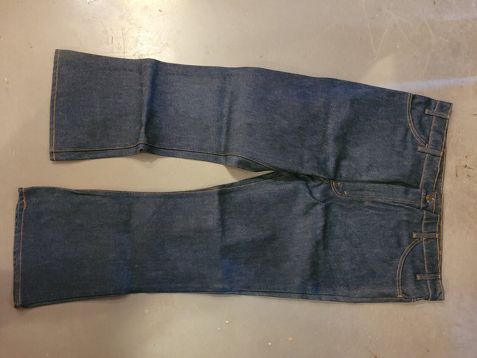 Vintage New Levis 646 Bell Bottoms Denim Jeans 42X30 Made in USA