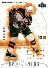 2001-02 UD Challenge for the Cup #112 Nick Schultz