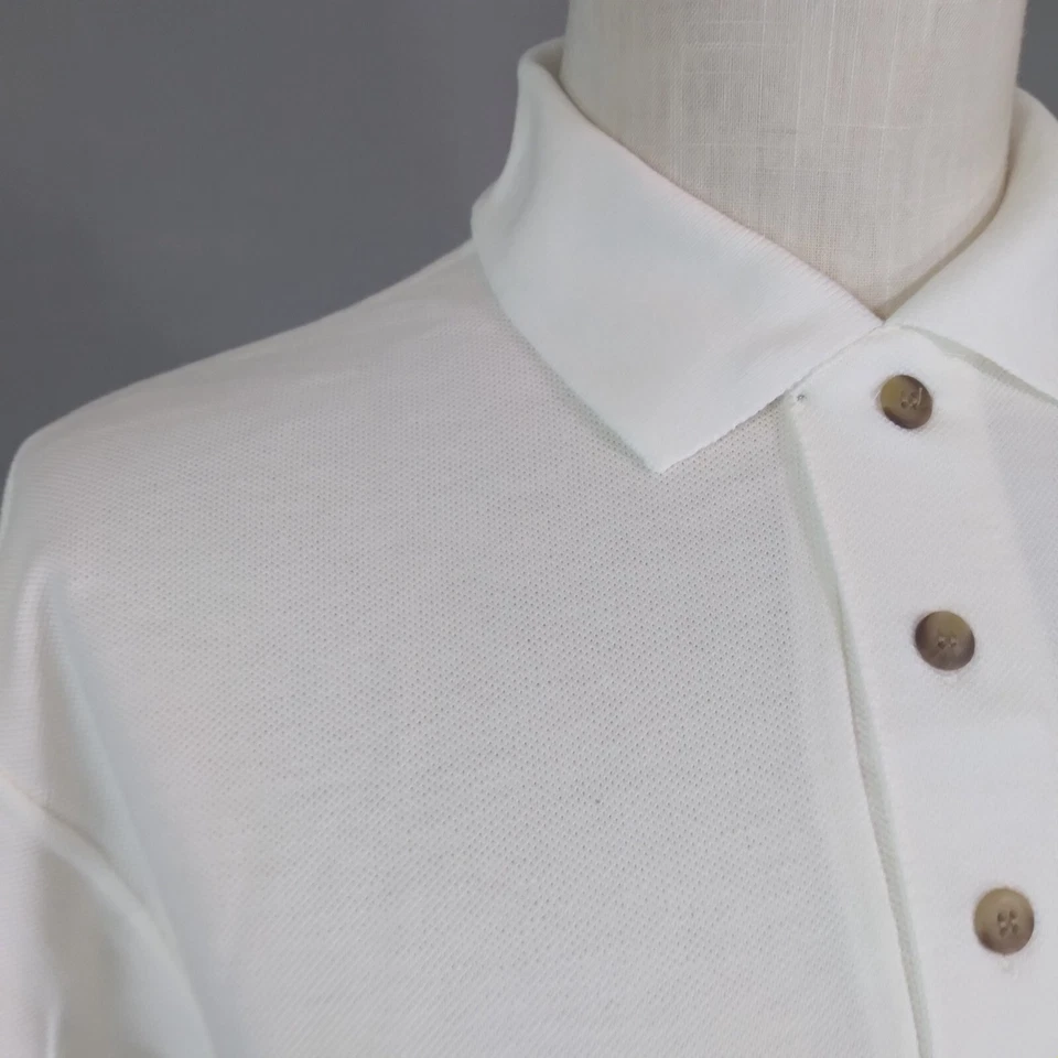 Remington Arms Golf Polo Hombre Grande Blanco Manga Corta Algodón NUEVO Foto 4 de 4