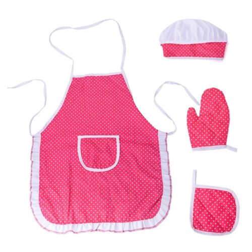Kiddie Pretend Role for Play Game Costume Pink Cooking Baking for Pla - Picture 1 of 8