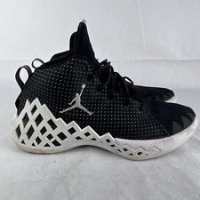 Nike Jordan Jumpman Diamond Mid Shoes Sneakers Black White Sz 12 CI1204-001 Men