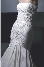 Enzoani  Carmen  NEW Wedding Dress Bridal Gown Fit and Flare champagne taffeta 12