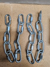 Lot de 2o Pièces Chaîne Maillons Rapides Verrouillage Connecteur Anneau Crochet Clips, 1/4 France 