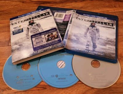 /5804 Interstellar Best Buy Exclusive Blu-ray w/ Slipcover (Missing Film  Cell) 883929487387|