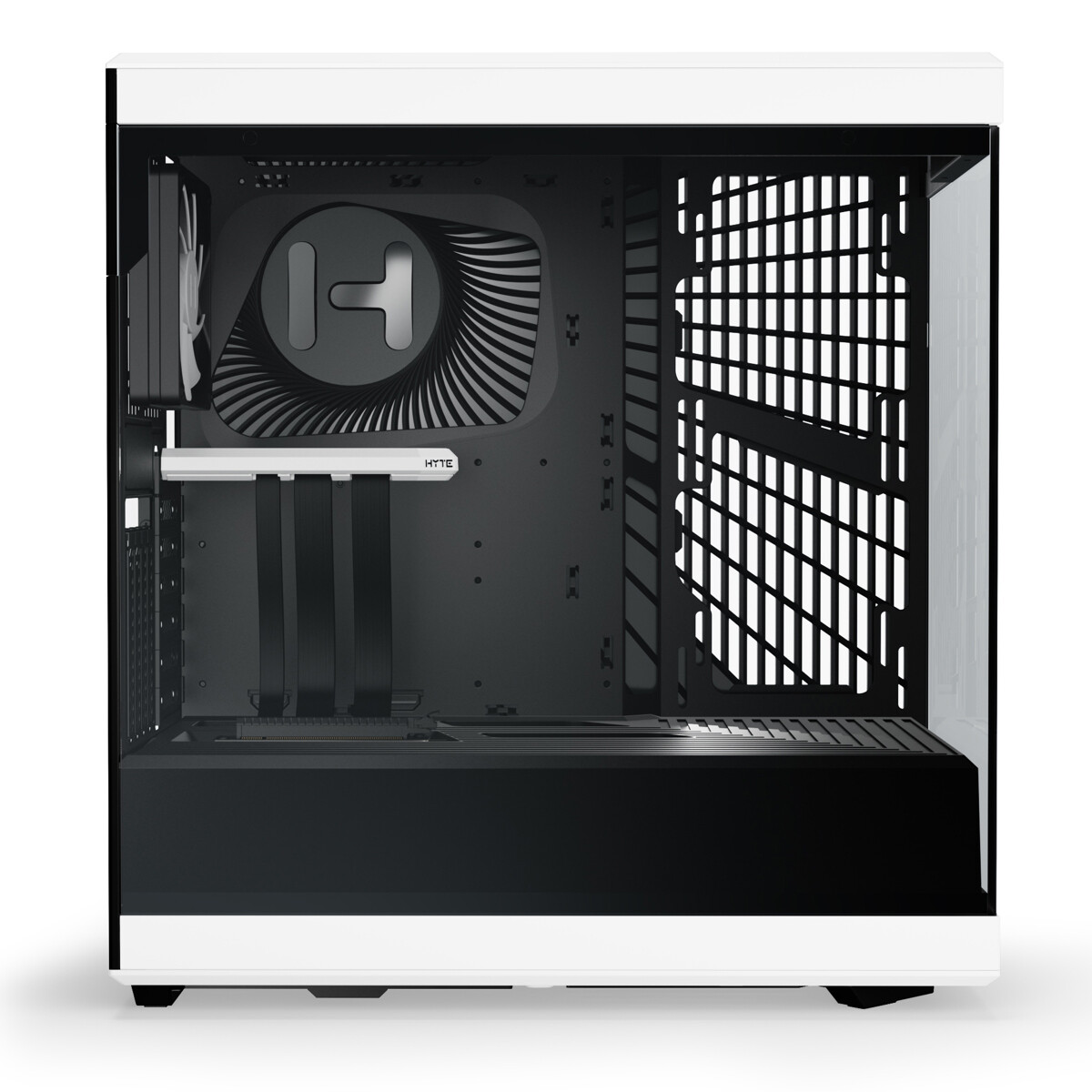 HYTE Y40 S-Tier Aesthetic Panoramic ATX Mid-Tower Корпус для игрового компьютера белый