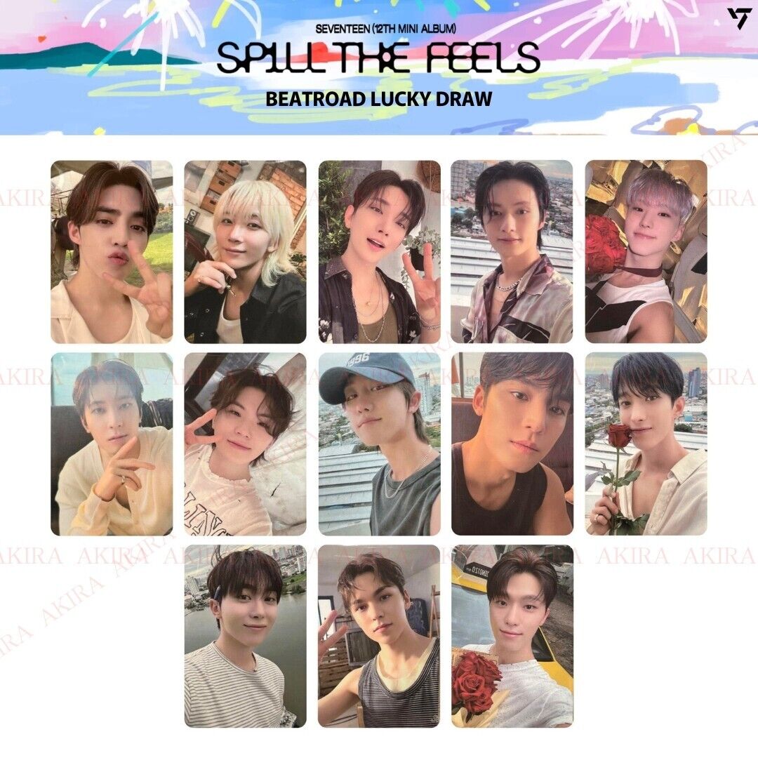 SEVENTEEN 12TH MINI ALBUM SPILL THE FEELS BEATROAD LUCKY SEVENTEEN 12TH MINI ALBUM SPILL THE FEELS BEATROAD LUCKY