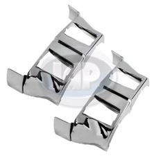 CHROME CYLINDER HEAD COOL TINS PAIR VOLKSWAGEN T1 BUG BEETLE T2 BUS GHIA THING