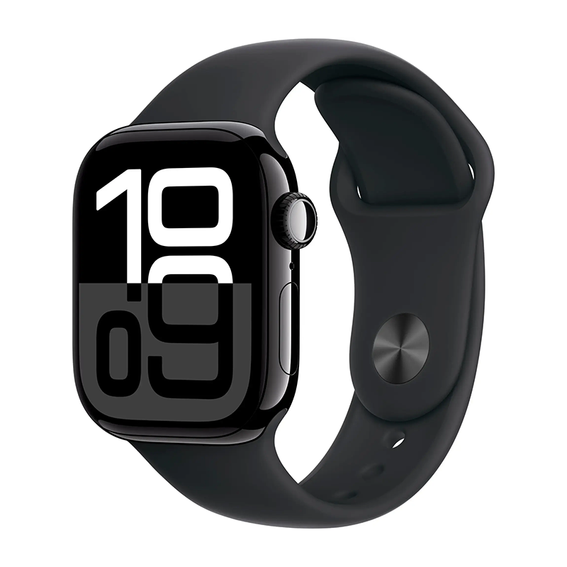 腕時計 Apple watch Apple Watch Series 10 (GPS) 42mm w Sport Band S/M Jet Black