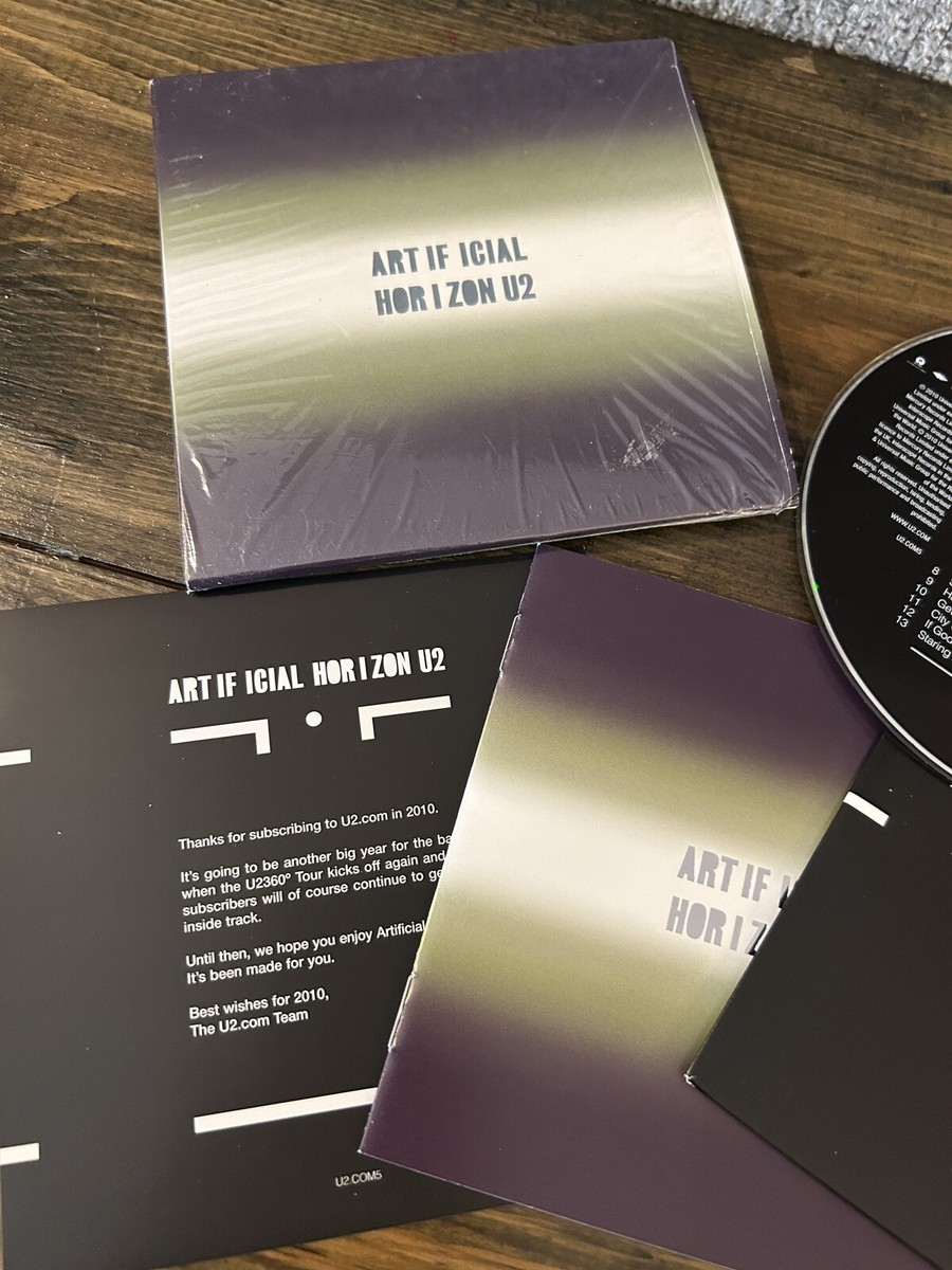 U2 Artificial Horizon - CD Remix Album Fan Club Subscriber