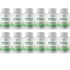 Nervala Nerve Pain Relief Neuropathy by Pharmagetics - 12 Bottles