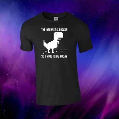 Das Internet ist kaputt, also bin ich heute draußen lustiges Geschenk Kinder/Erwachsene Top T-Shirt