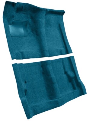 1970 Cuda Challenger Molded Carpet Kit Auto Medium Blue Mass Backing CLEARANCE