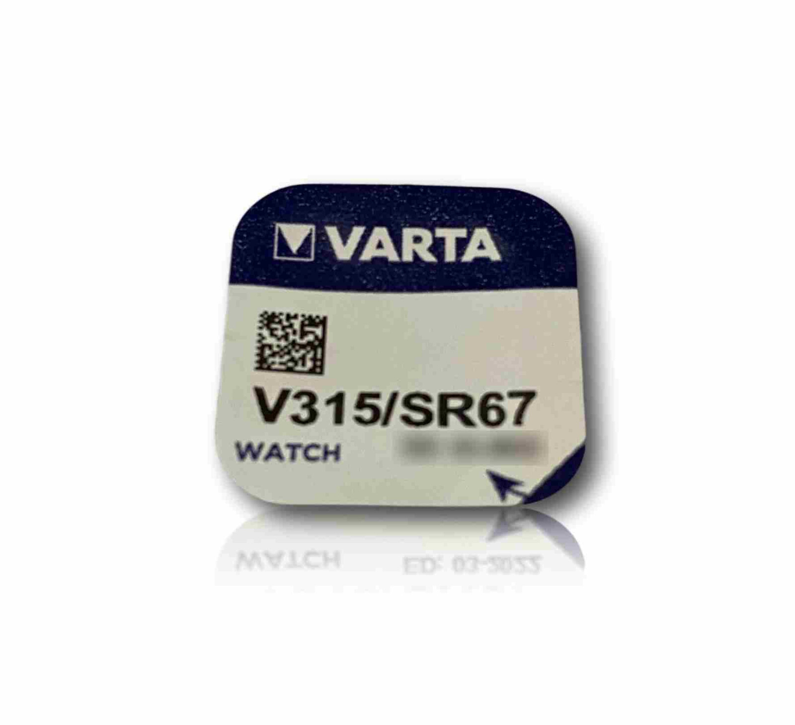 Varta V315 1,5V Uhrbatterie Knopfzelle Silberoxid Silber Silver Batterie Battery