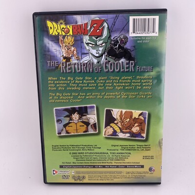 Dragon Ball Z: The Movie - The Return of Cooler (DVD, 2002, Uncut