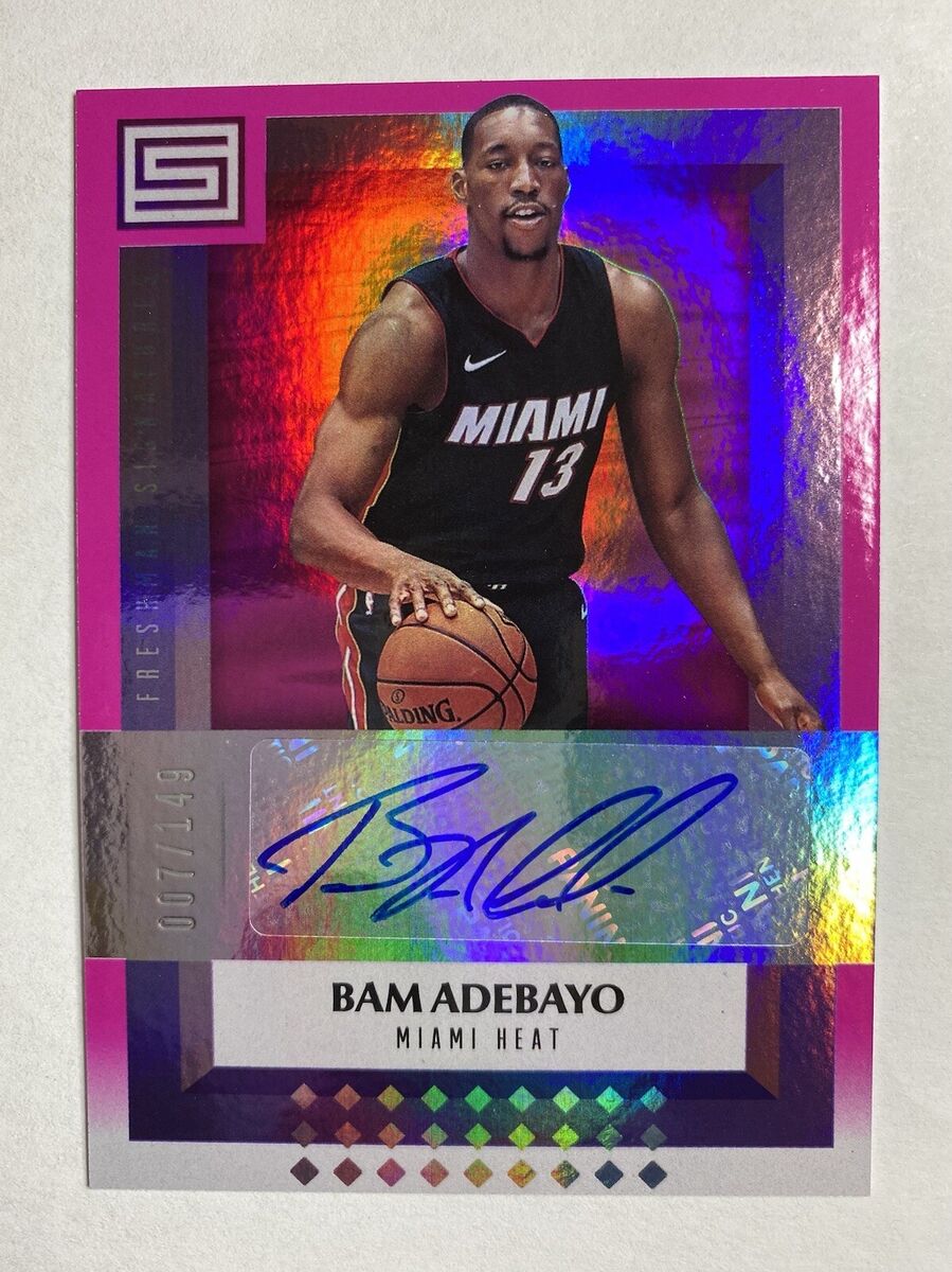 2017-18 Panini Status BAM ADEBAYO Signatures Pink /149 RC 2017-18 Panini Status BAM ADEBAYO Signatures Pink /149 RC