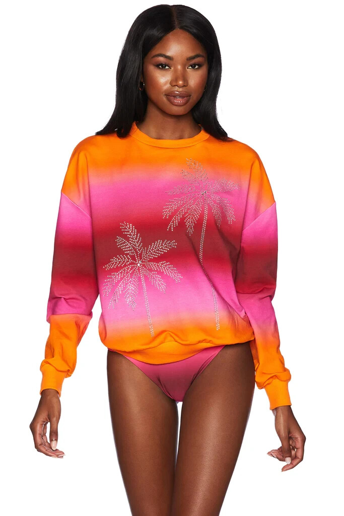 PALM BEACH トレーナー THE PARADIES COLLECTION Paradisiac Island - Long Sleeve One-Piece Rashguard for