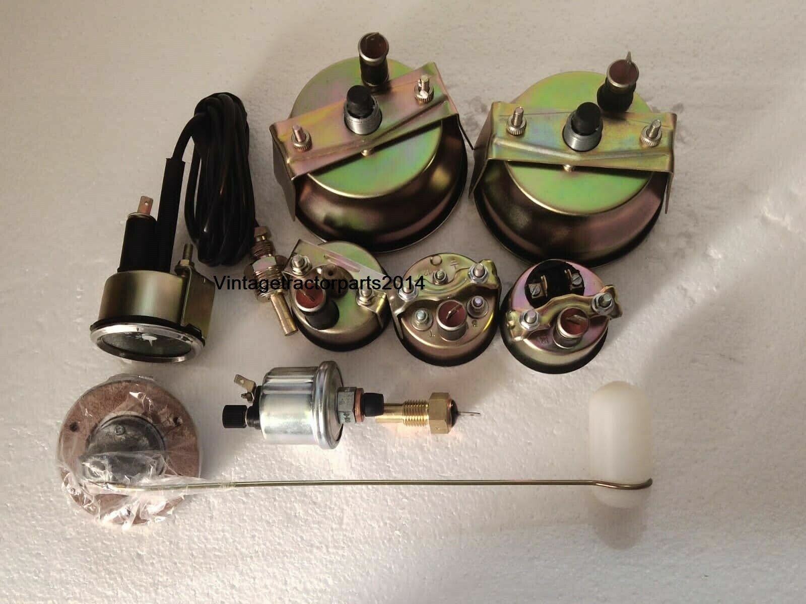 Smiths Replica Gauge Set – Temp, Oil, Fuel, Volt, Speedo & Tacho – 100mm – MPH/PSI/RPM