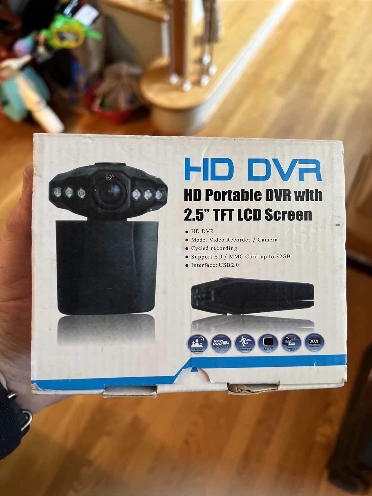 hd portable dvr with 2.5 tft lcd screen firmware factory