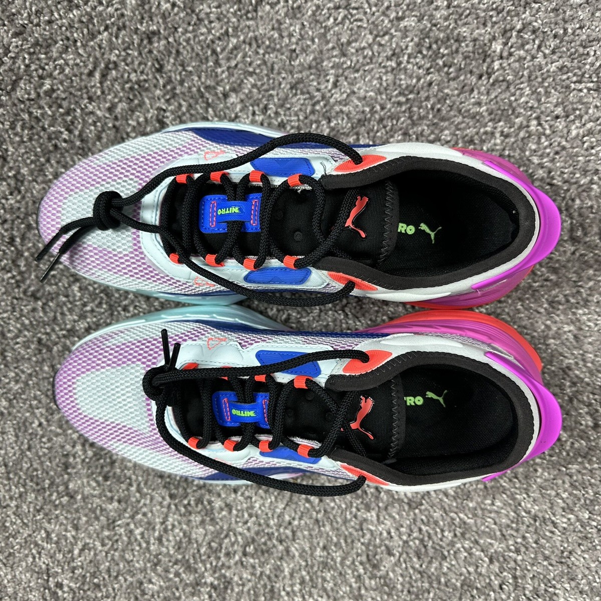 Puma Extent Nitro Ultraviolet Blue-Fiery Coral Men display picture 3