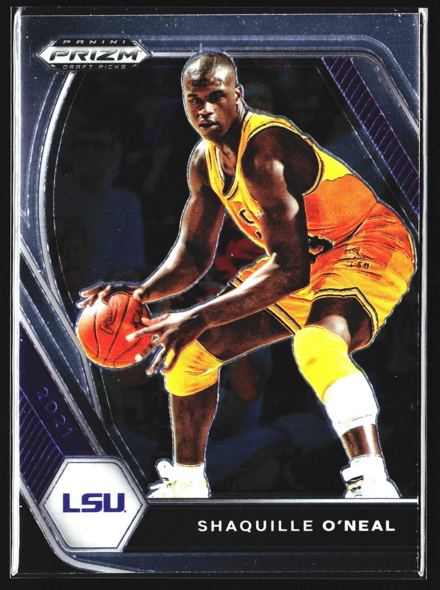 2021 Panini Prizm Draft Picks Shaquille O'Neal LSU Tigers No