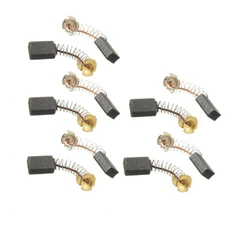 5Pairs Motor Carbon Brushes for Power Tool 15mm x 10mm x 6mm