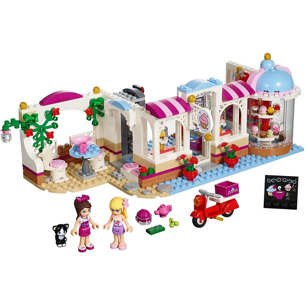 LEGO FRIENDS: Heartlake Cupcake Cafe (41119) -- complete