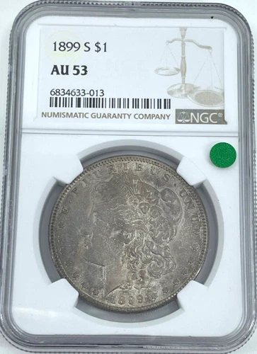 1899-S NGC AU53 Morgan Silver Dollar