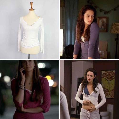 American Rag white henley ALT bella 