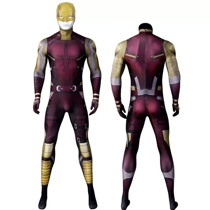 She Hulk Daredevil Cosplay Costume Printing Zentai Outfit Halloween Suit HOT