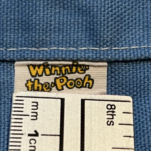 Vtg 70s Sears Winnie The Pooh Shorts Size 5 Perma Prest Blue Zipper Pocket - Picture 6 of 8