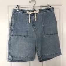 Lauren Jeans Co Womens Sz 6 Vintage 90's Mom Denim Shorts High Waist Drawstring