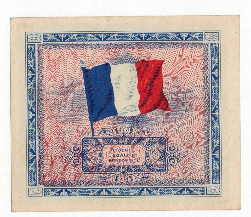 Series 1944 MPC (Military Payment Certificate) 2 Francs Banknote XF - Image 2 of 2