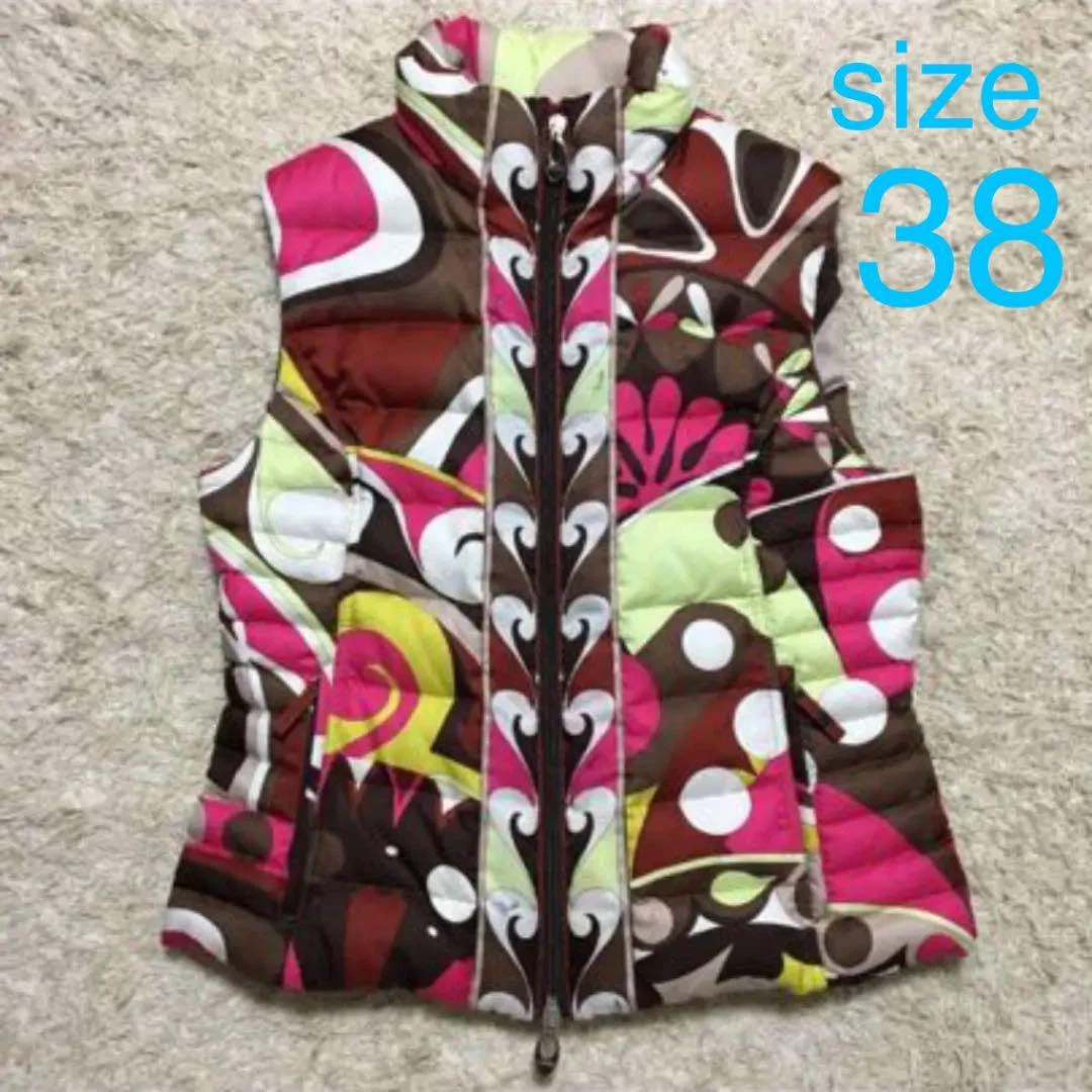 Gilet En Soie Emilio Pucci - Modèle F/S Du Japon, Occasion Très Bon état, Vintage