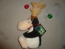 PLUSH 15" PENGUIN BLOOM COUNTY OPUS 1985 DAKIN CHRISTMAS REINDEER VINTAGE NWT