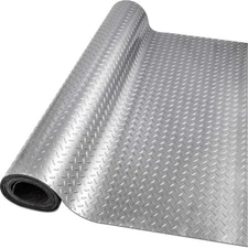Universal Garage Floor Protect Mat Vinyl Flooring Roll Diamond Texture for Cars